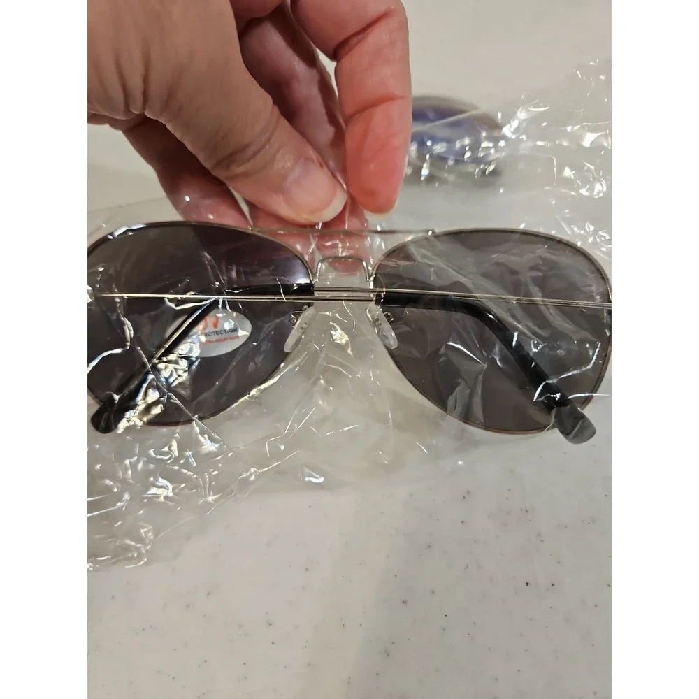Sprite Aviator Sunglasses UV Lenses Metal Frames Mirror Finish 2 New In Package